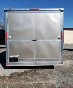 8.5' x 20' Light Pewter Porch Style Concession Food Trailer -Cheap Concession Trailers Shop 20191211 103711 1