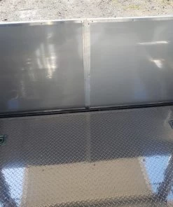 8.5' x 20' Light Pewter Porch Style Concession Food Trailer -Cheap Concession Trailers Shop 20191211 103914 1