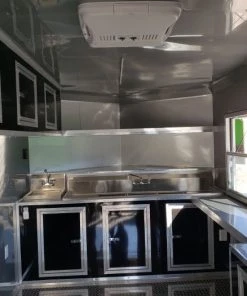 8.5' x 20' Light Pewter Porch Style Concession Food Trailer -Cheap Concession Trailers Shop 20191211 103939 1
