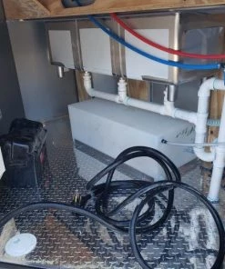 8.5' x 20' Light Pewter Porch Style Concession Food Trailer -Cheap Concession Trailers Shop 20191211 104025 1