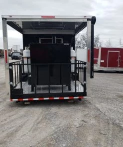 8.5' x 24' Black Porch Style Concession Food Trailer With Appliances -Cheap Concession Trailers Shop 20191226 095338 1