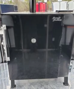 8.5' x 24' Black Porch Style Concession Food Trailer With Appliances -Cheap Concession Trailers Shop 20191226 095454 1