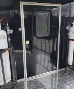 8.5' x 24' Black Porch Style Concession Food Trailer With Appliances -Cheap Concession Trailers Shop 20191226 095505 1