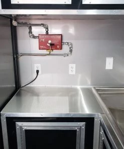 8.5' x 24' Black Porch Style Concession Food Trailer With Appliances -Cheap Concession Trailers Shop 20191226 095652 1