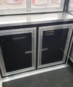 8.5' x 24' Black Porch Style Concession Food Trailer With Appliances -Cheap Concession Trailers Shop 20191226 095711 1
