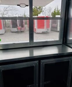 8.5' x 24' Black Porch Style Concession Food Trailer With Appliances -Cheap Concession Trailers Shop 20191226 095714 1