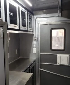 8.5' x 24' Black Porch Style Concession Food Trailer With Appliances -Cheap Concession Trailers Shop 20191226 095735 1