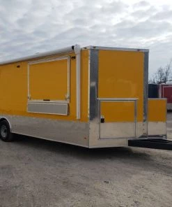 8.5' x 24' Yellow Food Vending Concession Trailer -Cheap Concession Trailers Shop 20200129 110951
