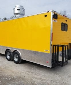 8.5' x 24' Yellow Food Vending Concession Trailer -Cheap Concession Trailers Shop 20200129 111133