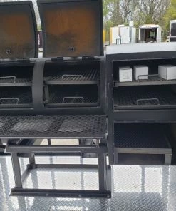 8.5' x 24' Black Porch Style BBQ Vending Food Trailer with Appliances -Cheap Concession Trailers Shop 20200312 100237 1