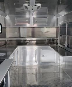 8.5' x 24' Black Porch Style BBQ Vending Food Trailer with Appliances -Cheap Concession Trailers Shop 20200312 100309 1