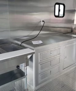 8.5' x 24' Black Porch Style BBQ Vending Food Trailer with Appliances -Cheap Concession Trailers Shop 20200312 100334 1