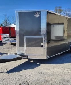Concession Trailer 8.5' X 22' Charcoal Grey Food Event Catering -Cheap Concession Trailers Shop 20220326 090238