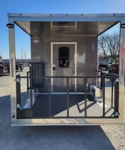 Concession Trailer 8.5' X 22' Charcoal Grey Food Event Catering -Cheap Concession Trailers Shop 20220326 090404