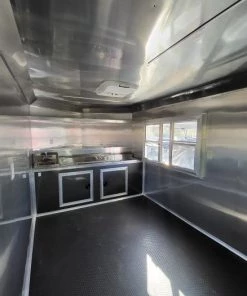 Concession Trailer 8.5' X 22' Charcoal Grey Food Event Catering -Cheap Concession Trailers Shop 20220326 090648
