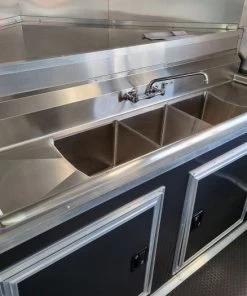 Concession Trailer 8.5' X 22' Charcoal Grey Food Event Catering -Cheap Concession Trailers Shop 20220326 090703