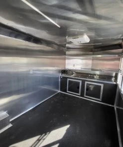 Concession Trailer 8.5' X 22' Charcoal Grey Food Event Catering -Cheap Concession Trailers Shop 20220326 090807