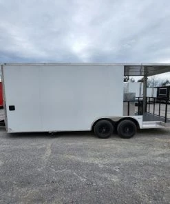 8.5' X 22' Elite White Concession Food Trailer -Cheap Concession Trailers Shop 20220402 123857