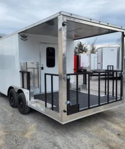 8.5' X 22' Elite White Concession Food Trailer -Cheap Concession Trailers Shop 20220402 123919