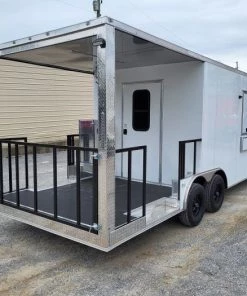 8.5' X 22' Elite White Concession Food Trailer -Cheap Concession Trailers Shop 20220402 123938