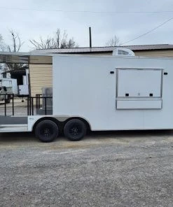 8.5' X 22' Elite White Concession Food Trailer -Cheap Concession Trailers Shop 20220402 123952