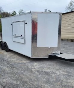 8.5' X 22' Elite White Concession Food Trailer -Cheap Concession Trailers Shop 20220402 124006