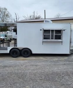 8.5' X 22' Elite White Concession Food Trailer -Cheap Concession Trailers Shop 20220402 124055