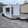 8.5' X 22' Elite White Concession Food Trailer