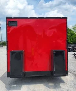 8.5' x 16' Red Concession Food Trailer Blackout -Cheap Concession Trailers Shop 20220519 132820