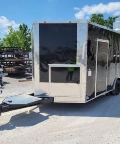 Concession Trailer 8.5' X 18' Black Food Event Catering 30 Concession Trailer 8.5' X 18' Black Food Event Catering -Cheap Concession Trailers Shop 20220520 115027