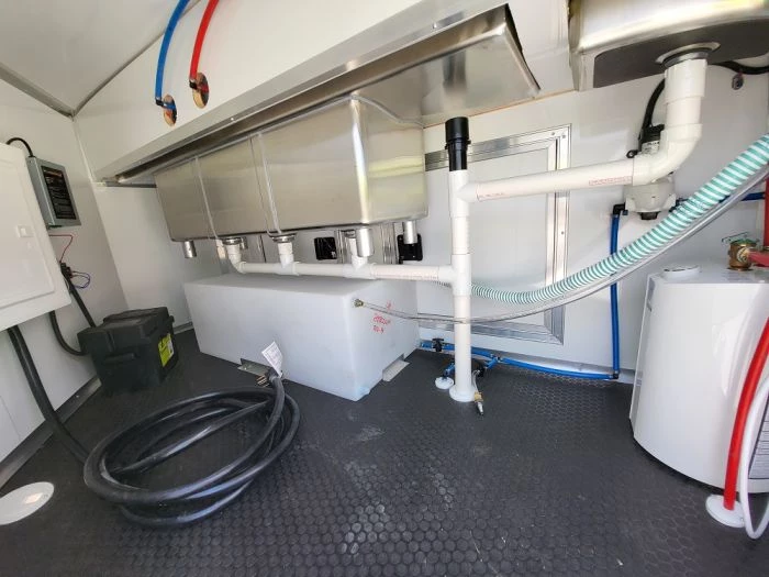 Concession Trailer 8.5' X 18' Black Food Event Catering 7 Concession Trailer 8.5' X 18' Black Food Event Catering - Image 7