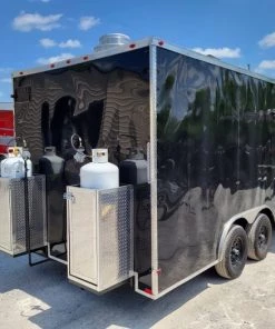 Concession Trailer 8.5' X 18' Black Food Event Catering 38 Concession Trailer 8.5' X 18' Black Food Event Catering -Cheap Concession Trailers Shop 20220520 115204