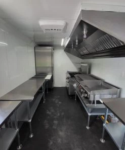 Concession Trailer 8.5' X 18' Black Food Event Catering 40 Concession Trailer 8.5' X 18' Black Food Event Catering -Cheap Concession Trailers Shop 20220520 115303