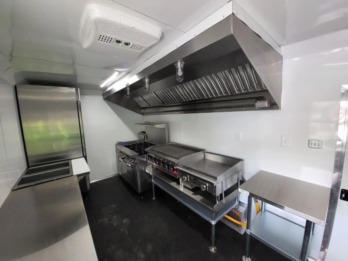 Concession Trailer 8.5' X 18' Black Food Event Catering 15 Concession Trailer 8.5' X 18' Black Food Event Catering - Image 15