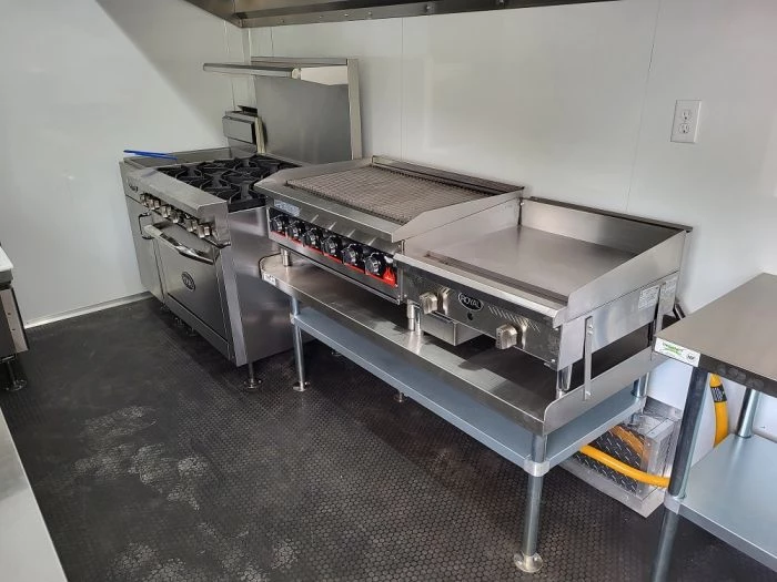 Concession Trailer 8.5' X 18' Black Food Event Catering 16 Concession Trailer 8.5' X 18' Black Food Event Catering - Image 16