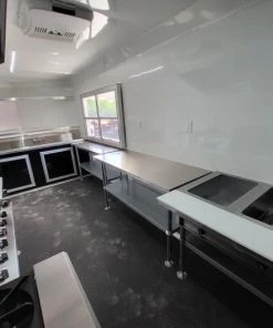 Concession Trailer 8.5' X 18' Black Food Event Catering 47 Concession Trailer 8.5' X 18' Black Food Event Catering -Cheap Concession Trailers Shop 20220520 115348