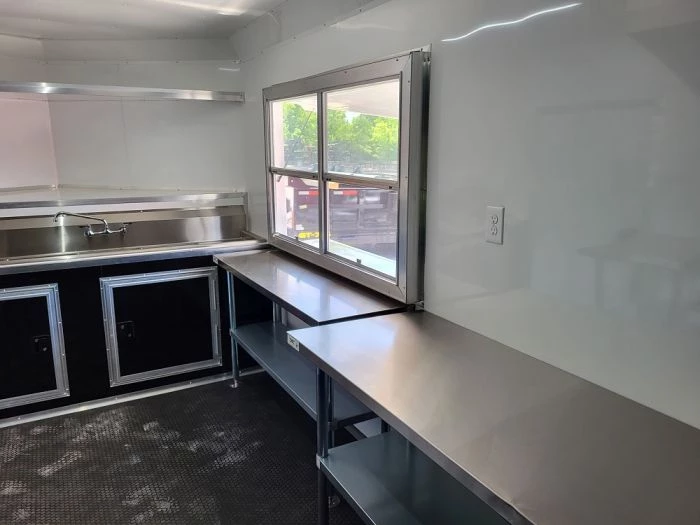 Concession Trailer 8.5' X 18' Black Food Event Catering 23 Concession Trailer 8.5' X 18' Black Food Event Catering - Image 23