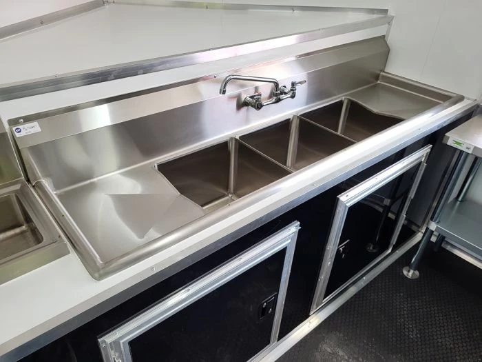 Concession Trailer 8.5' X 18' Black Food Event Catering 27 Concession Trailer 8.5' X 18' Black Food Event Catering - Image 27