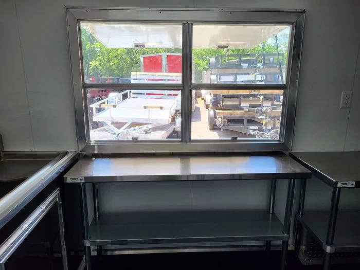 Concession Trailer 8.5' X 18' Black Food Event Catering 28 Concession Trailer 8.5' X 18' Black Food Event Catering - Image 28