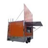 Concession Trailer Orange - 8.5' x 14' Catering Enclosed