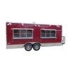 Concession Trailer 8.5' x 20' Red - Custom Enclosed Event Food Kitchen
