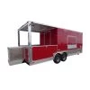 Concession Trailers 8.5'x24' Red - Food Catering Enclosed Kitchen Restroom