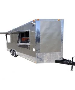 Concession Trailer 8.5'x20' Pewter - Vending Event Food Catering