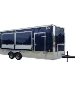 Concession Trailer 8.5'x20' Indigo Blue - Enclosed Kitchen Food Catering