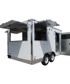 Concession Trailer 8.5'x14' White - Vending Food Catering Event