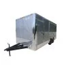 Concession Trailer 8.5'x18' Silver Frost - Enclosed Food Catering Kitchen