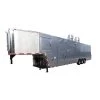 Concession Trailer 8.5'x41' Silver Frost - Gooseneck Enclosed Food Kitchen