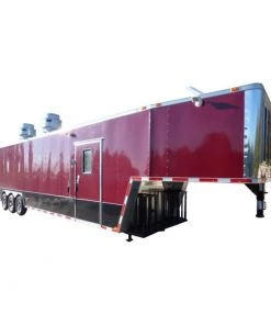 Concession Trailer Brandywine 8.5' x 43' BBQ Smoker Catering Event Trailer