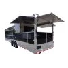 Concession Trailer Gooseneck Black 8.5' x 45' BBQ Smoker Event Catering Restroom Generators