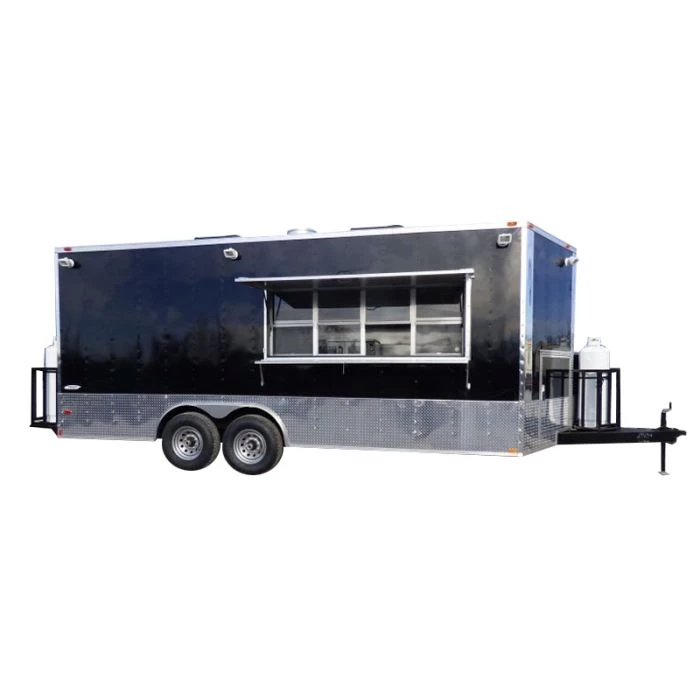 8.5' x 20' Concession Food Trailer Black Event Catering 1 8.5' x 20' Concession Food Trailer Black Event Catering
